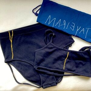 Women's Bathing Suit Two Piece Black